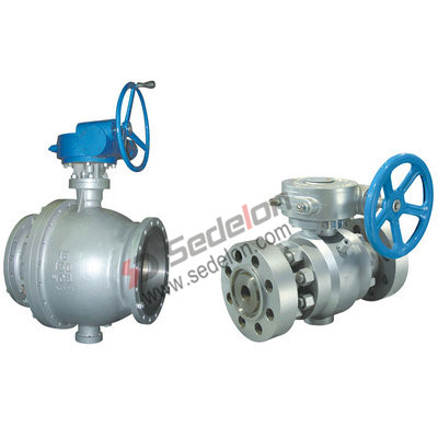 gear operated ball valves