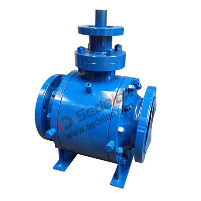 Forged trunnion mounted ball valve